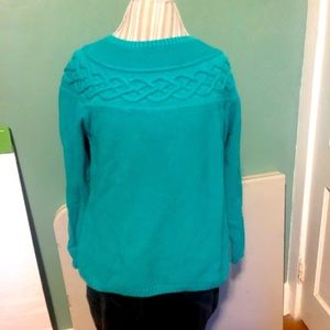 EUC Talbots Teal Sweater